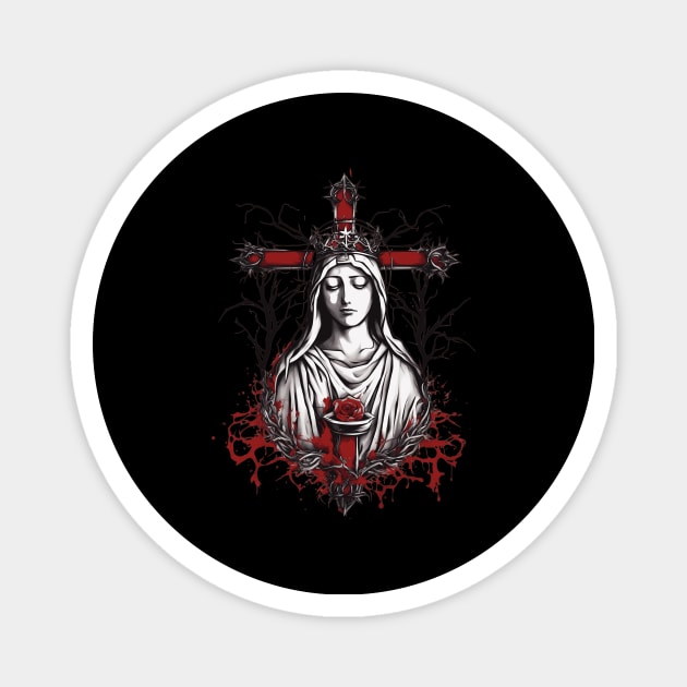 Mary Mother of the Redeemer Magnet by animegirlnft